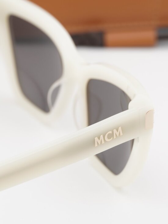 MCM MW0010 21A Cat Eye Sunglasses – White / Grey main image 5